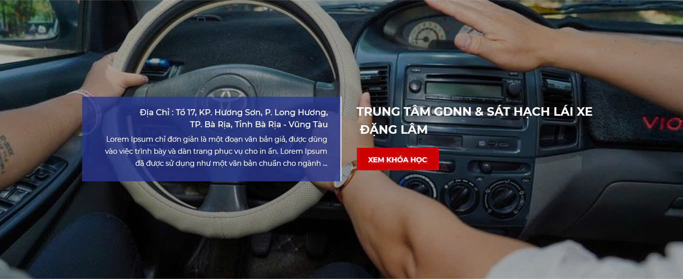 Thầy Nghĩa - Giáo viên lái xe tại TTGDNN & SHLX Đặng Lâm